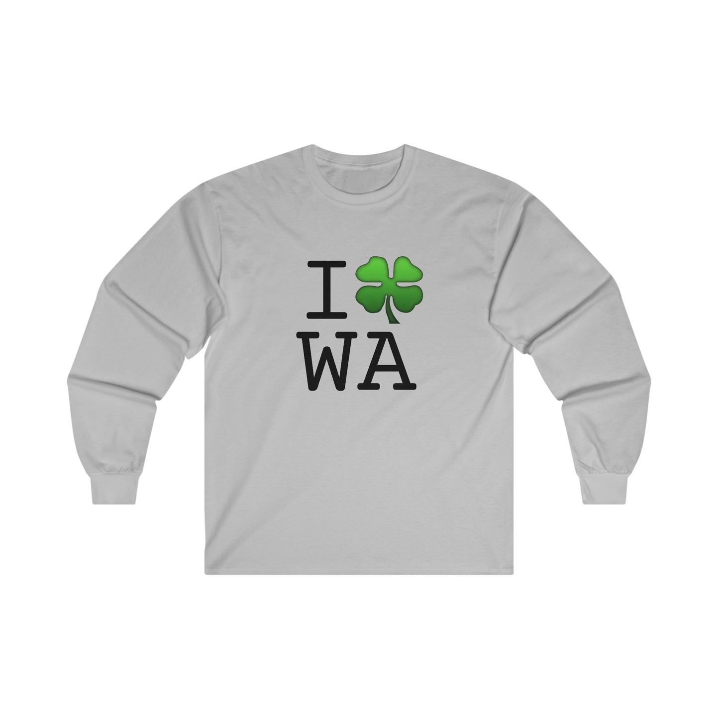 "I'm Lucky (Clover) in Washington" Long Sleeve Shirt