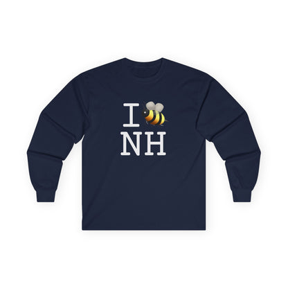 "I Bee in New Hampshire" Long Sleeve Shirt