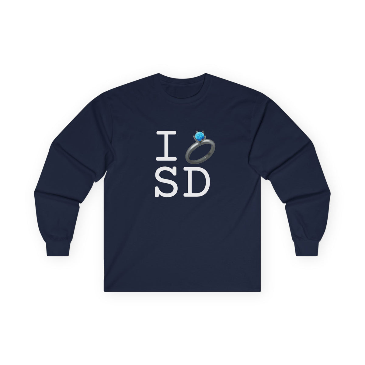 "I'm Married to (Diamond Ring) South Dakota" Long Sleeve Shirt