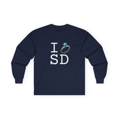 "I'm Married to (Diamond Ring) South Dakota" Long Sleeve Shirt