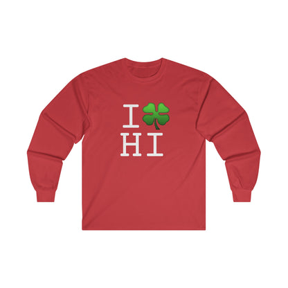 "I'm Lucky (Clover) in Hawaii" Long Sleeve Shirt