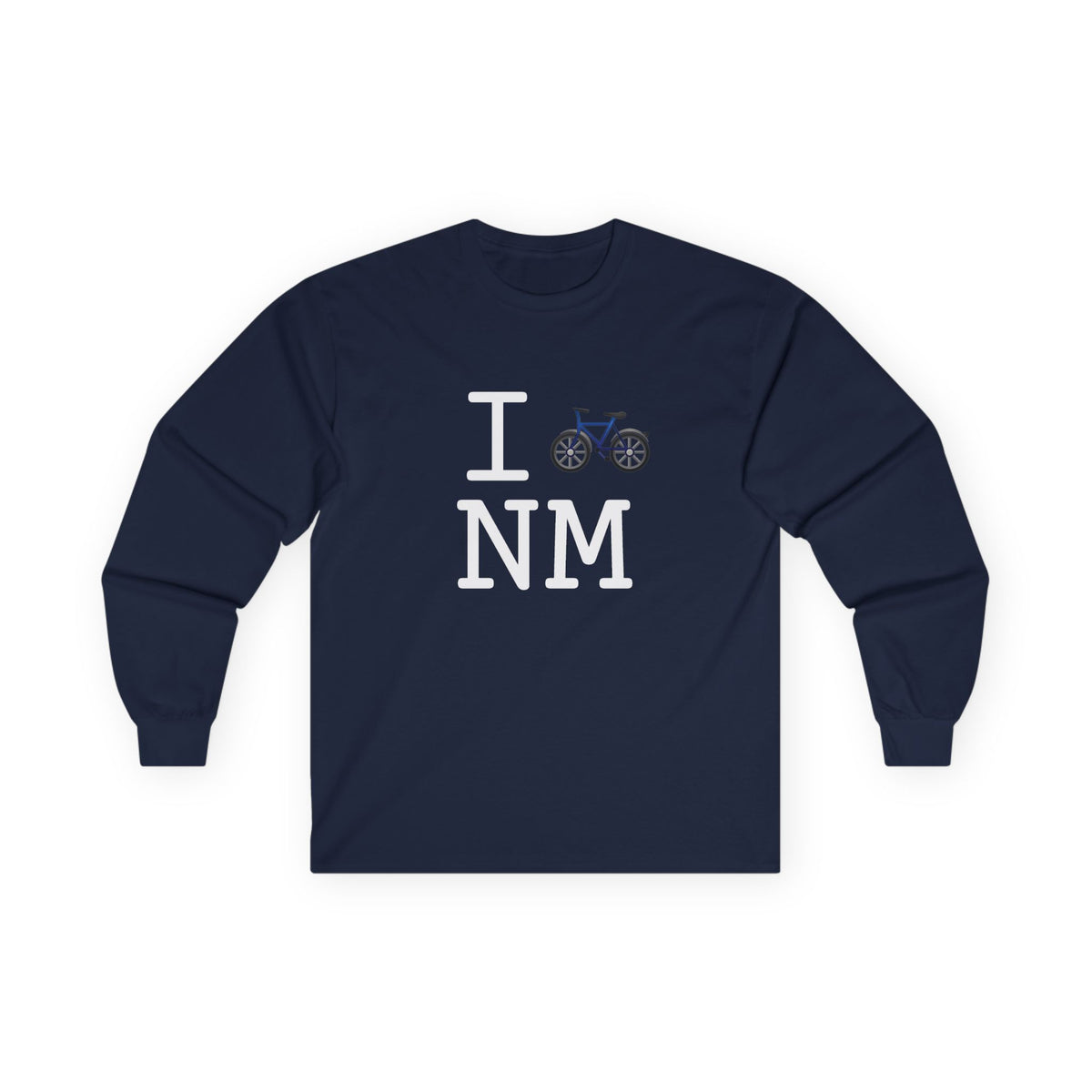 "I Bicycle New Mexico" Long Sleeve Shirt