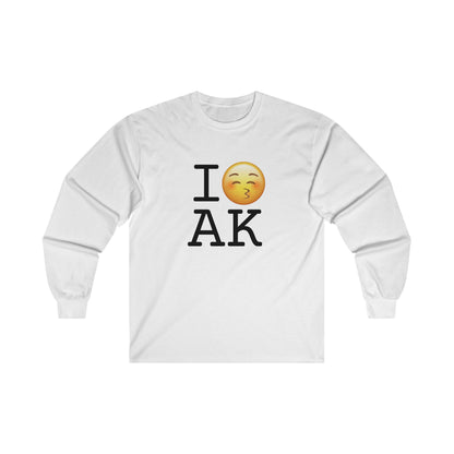 "I Kiss Alaska" Long Sleeve Shirt