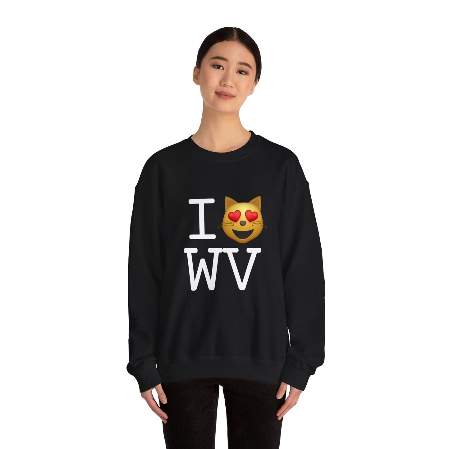 "I'm a Cat that Loves West Virginia" Sweatshirt