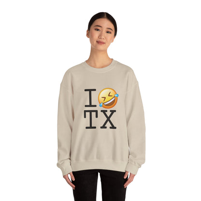 "I Laugh Hard (LMFAO) at Texas" Sweatshirt
