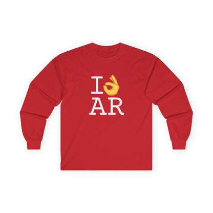 "I'm OK with Arkansas" Long Sleeve Shirt