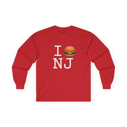 "I Cheeseburger New Jersey" Long Sleeve Shirt