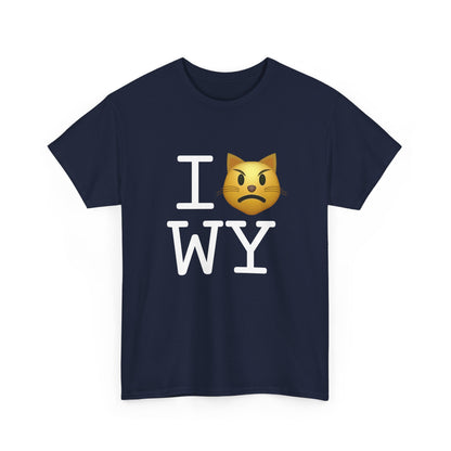 "I'm an Angry Cat about Wyoming" Tee