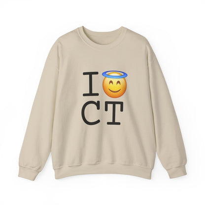 "I'm an Angel in Connecticut" Sweatshirt