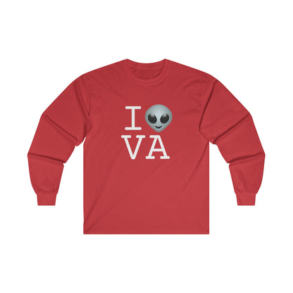 "I Feel Alien in Virginia" Long Sleeve Shirt