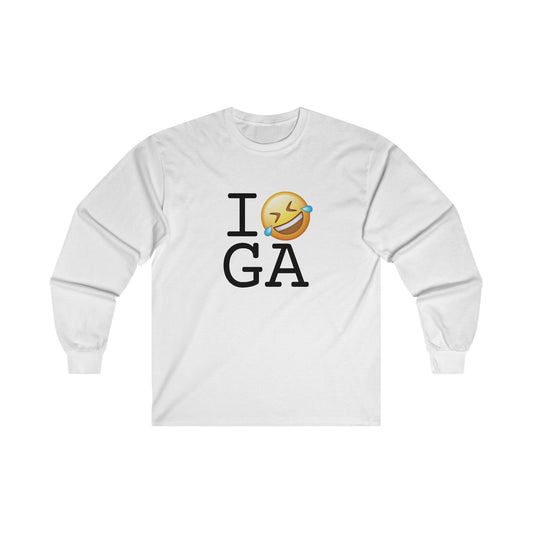 "I Laugh Hard (LMFAO) at Georgia" Long Sleeve Shirt