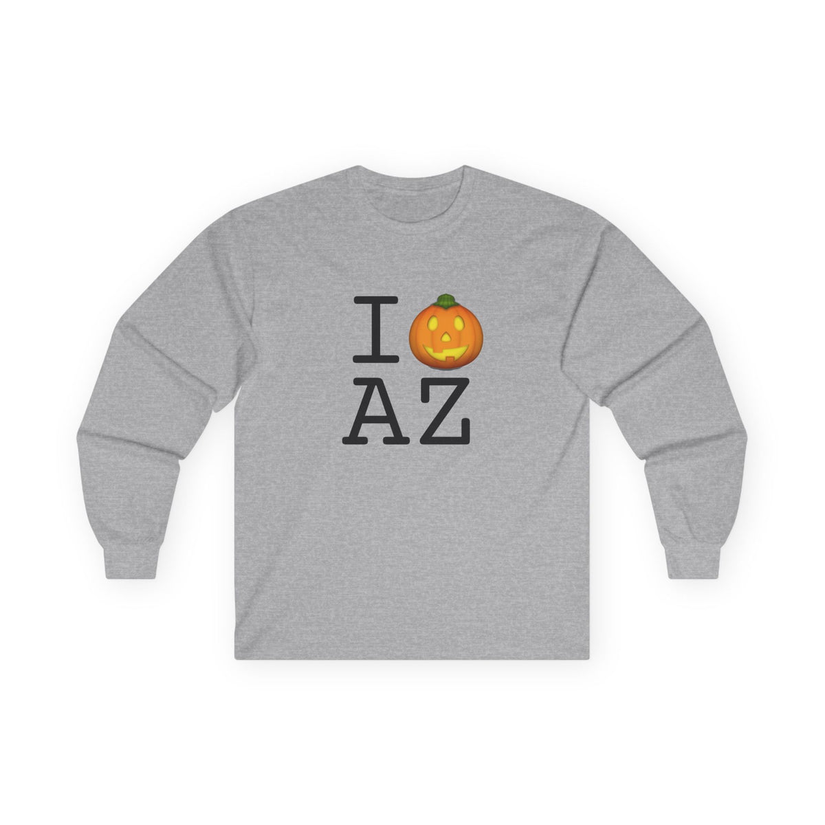 "I Jack-O-Lantern (Pumpkin) Arizona" Long Sleeve Shirt