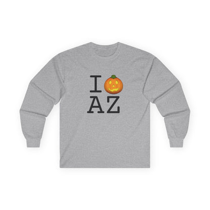"I Jack-O-Lantern (Pumpkin) Arizona" Long Sleeve Shirt