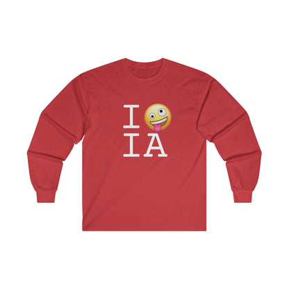 "I'm Crazy about Iowa" Long Sleeve Shirt