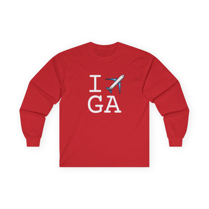 "I Fly Over Georgia" Long Sleeve Shirt
