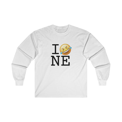 "I Laugh Hard (LMFAO) at Nebraska" Long Sleeve Shirt