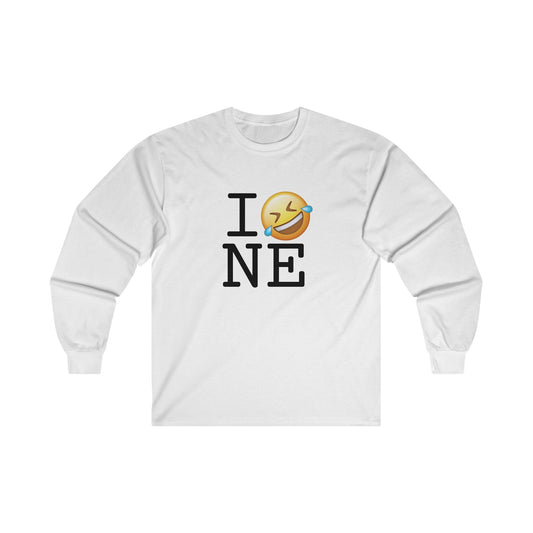 "I Laugh Hard (LMFAO) at Nebraska" Long Sleeve Shirt