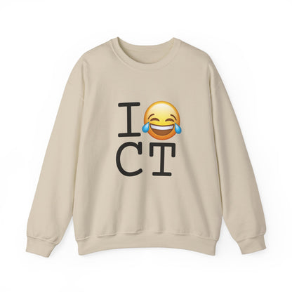 "I'm Laughing at Connecticut" Sweatshirt