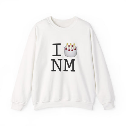 "I Birthday Cake New Mexico" Sweatshirt