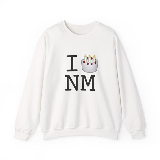 "I Birthday Cake New Mexico" Sweatshirt