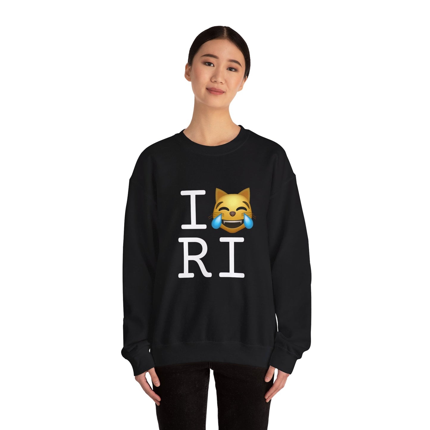 "I'm Laughing like a Cat at Rhode Island" Sweatshirt