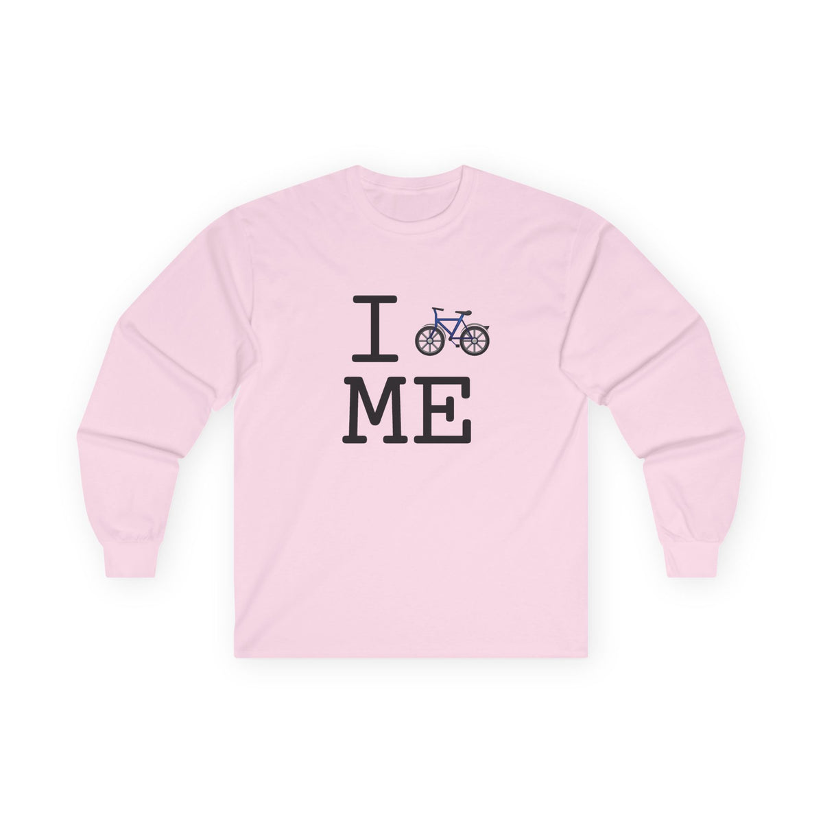 "I Bicycle Maine" Long Sleeve Shirt