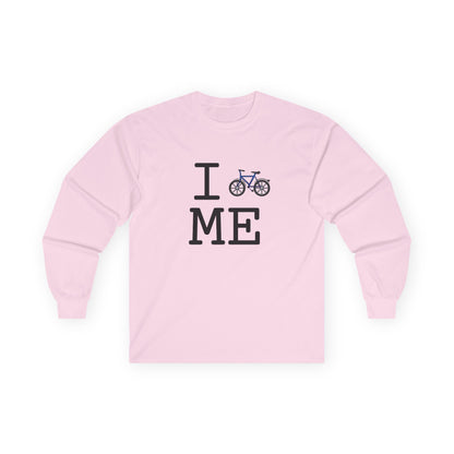 "I Bicycle Maine" Long Sleeve Shirt