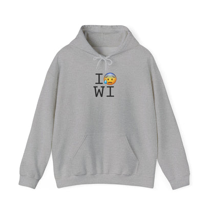 "I'm Anxiously Sweating in Wisconsin" Hoodie