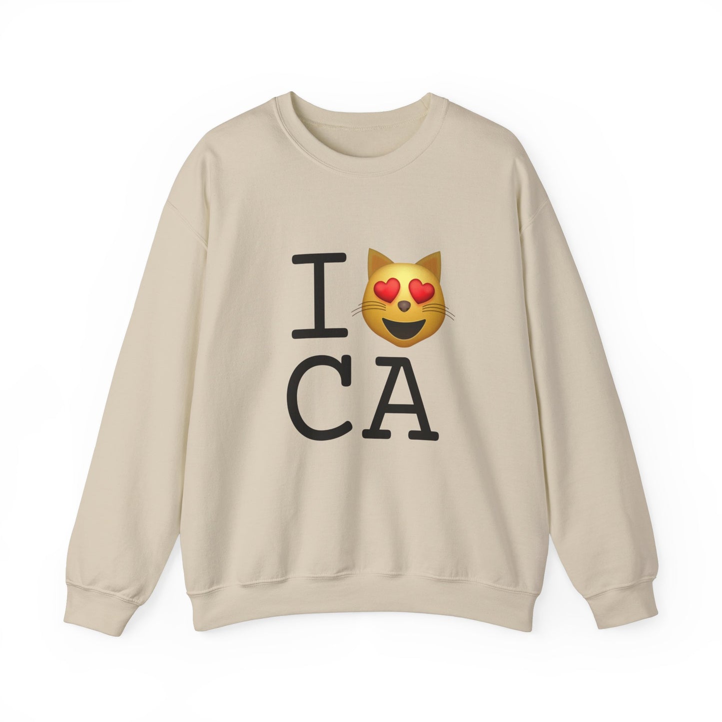 "I'm a Cat that Loves California" Sweatshirt