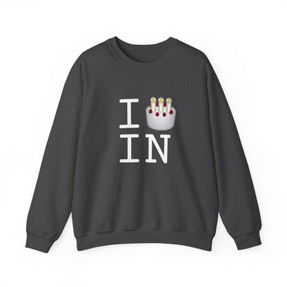 "I Birthday Cake Indiana" Sweatshirt