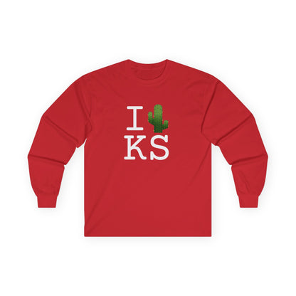 "I Cactus Kansas" Long Sleeve Shirt