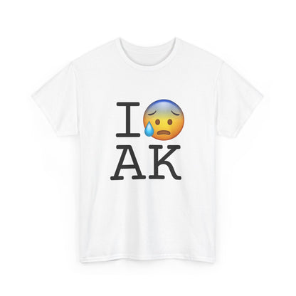 "I'm Anxiously Sweating in Alaska" Tee