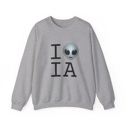 "I Feel Alien in Iowa" Sweatshirt