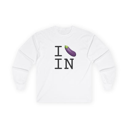 "I Eggplant Indiana" Long Sleeve Shirt