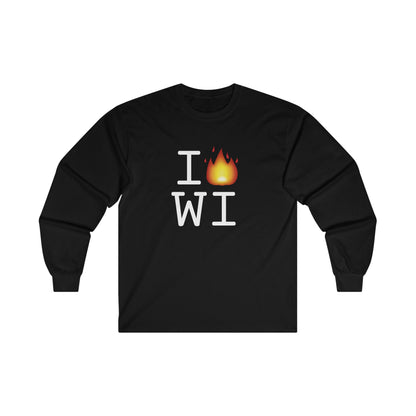 "I've got Fire for Wisconsin" Long Sleeve Shirt