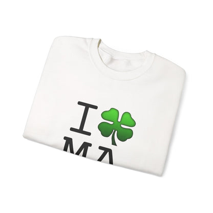 "I'm Lucky (Clover) in Massachusetts" Sweatshirt