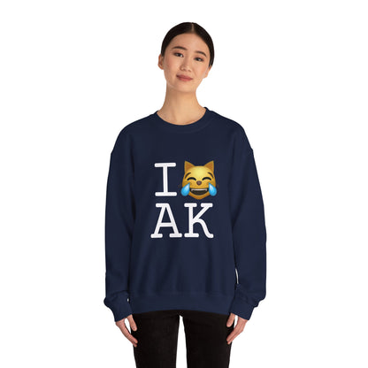 "I'm Laughing like a Cat at Alaska" Sweatshirt