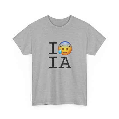"I'm Anxiously Sweating in Iowa" Tee