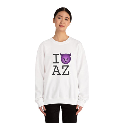 "I'm an Angry Devil about Arizona" Sweatshirt