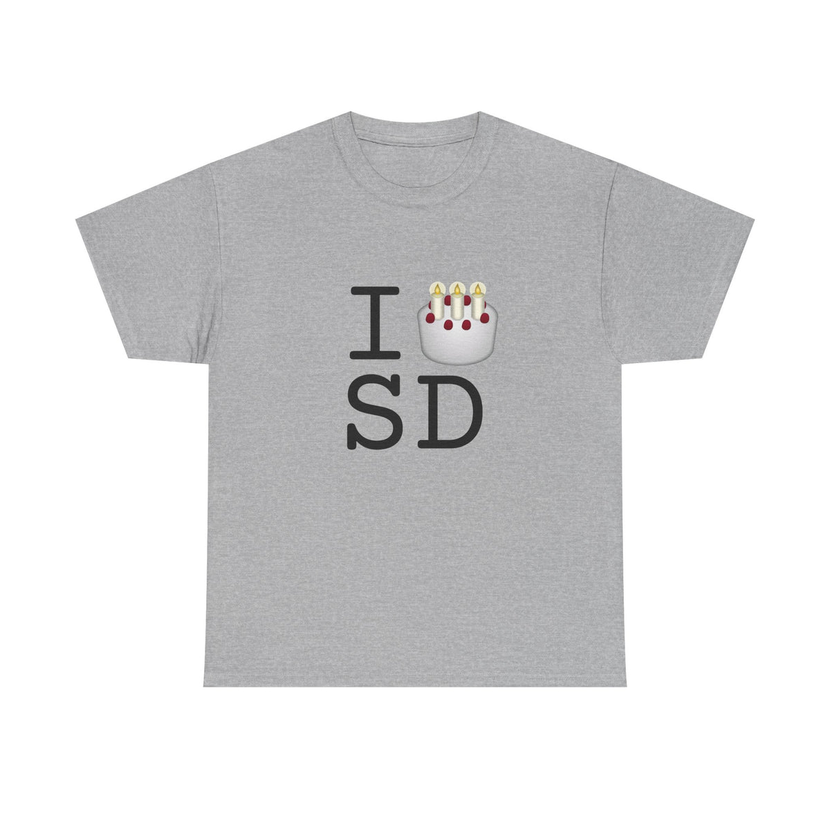 "I Birthday Cake South Dakota" Tee