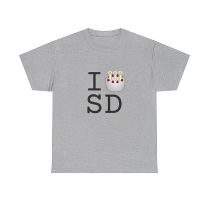 "I Birthday Cake South Dakota" Tee