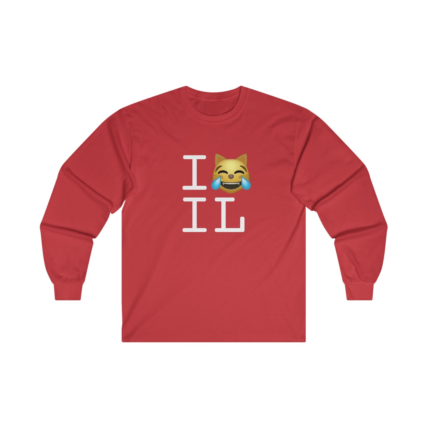 "I'm Laughing like a Cat at Illinois" Long Sleeve Shirt