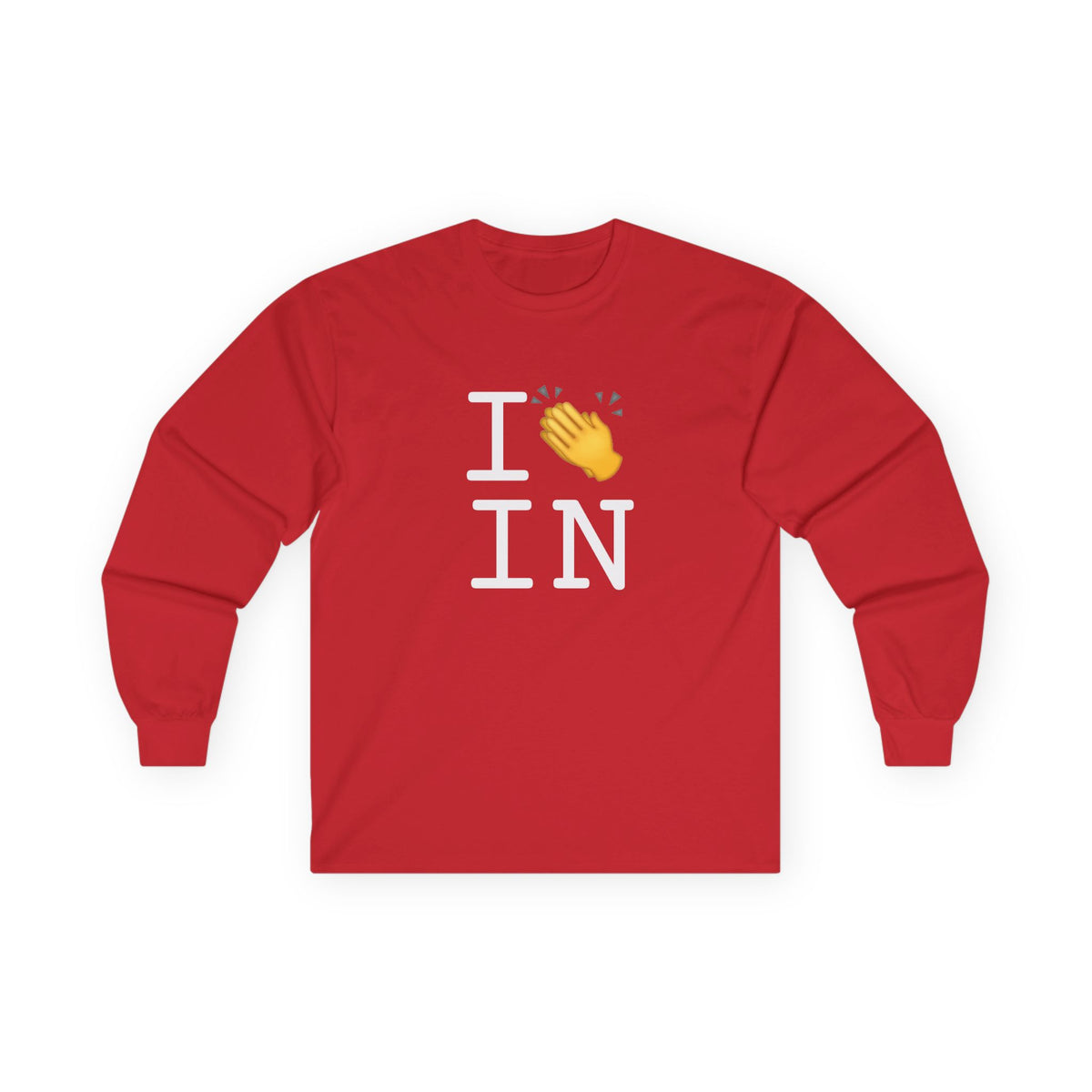 "I Applaud Indiana" Long Sleeve Shirt