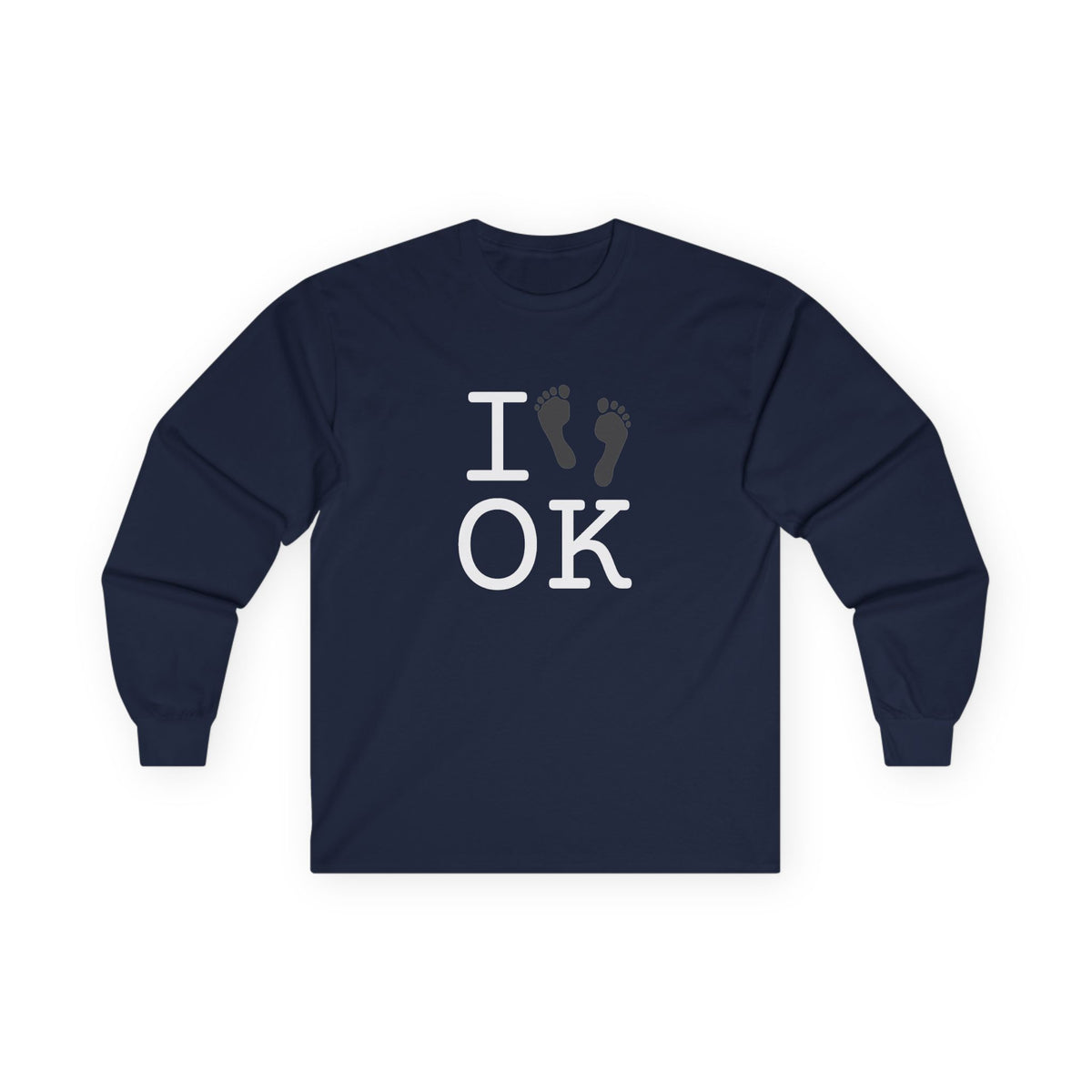 "I leave Footsteps in Oklahoma" Long Sleeve Shirt