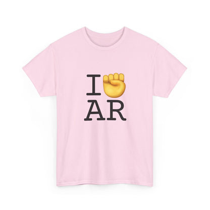 "I Raise my Fist with Arkansas" Tee