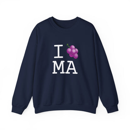 "I Grape Massachusetts" Sweatshirt