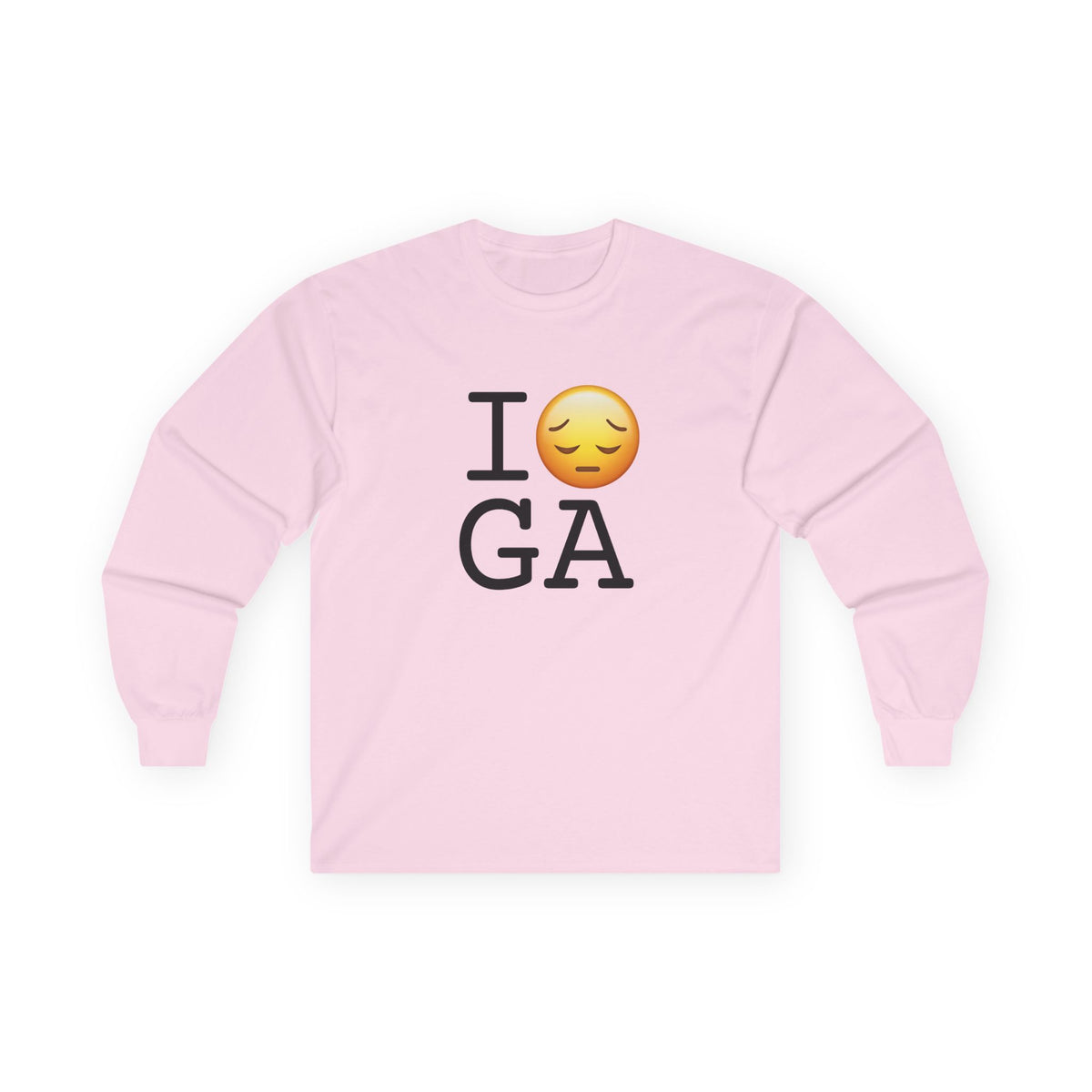 "I'm Depressed about Georgia" Long Sleeve Shirt