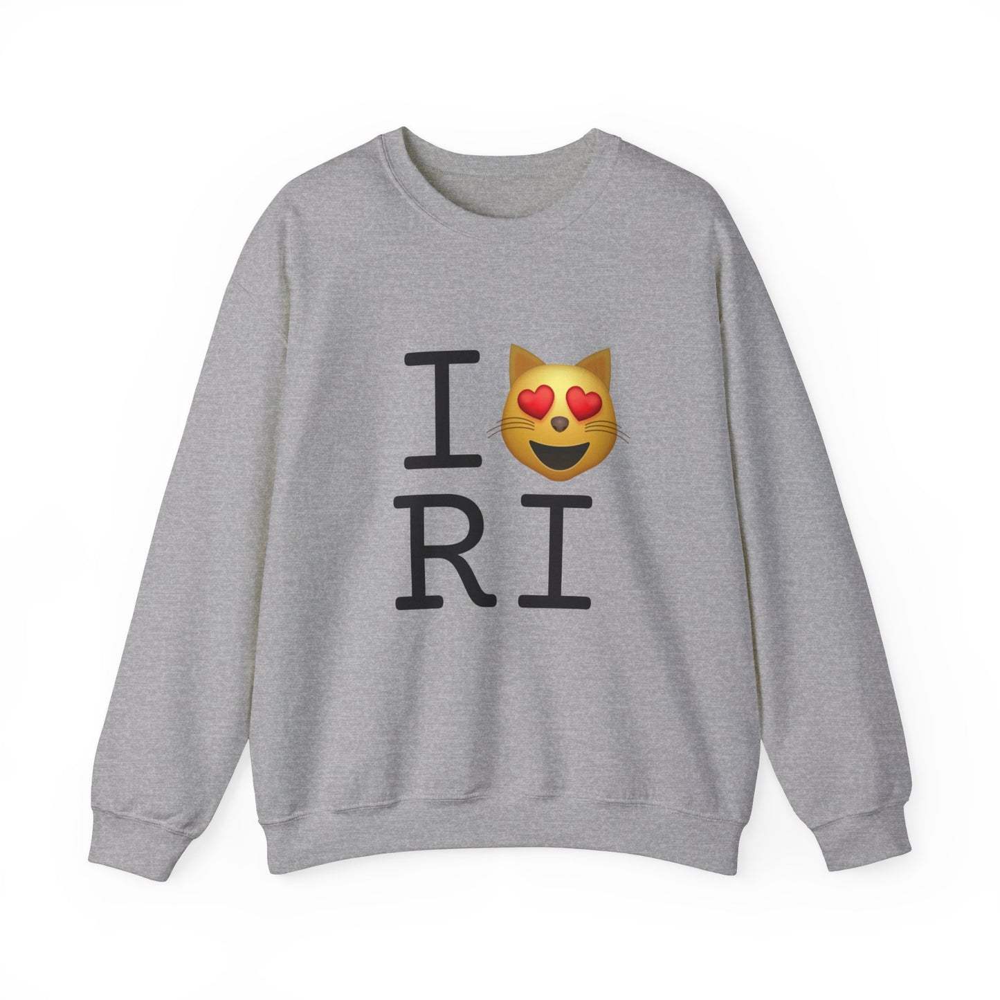 "I'm a Cat that Loves Rhode Island" Sweatshirt