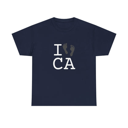 "I leave Footsteps in California" Tee