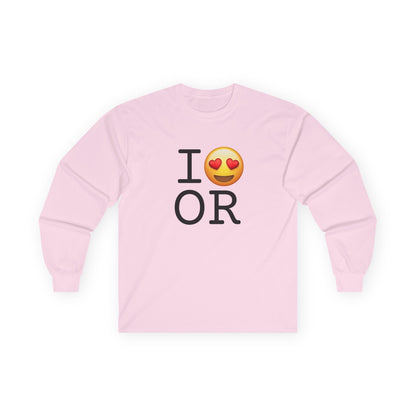 "I have Heart Eyes for Oregon" Long Sleeve Shirt